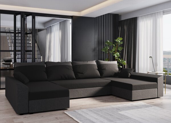 Colțar în formă de U Paragon U (Negru + Gri). 1057396