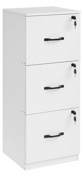 Fiset, dulap birou Vasagle Alb 41x40x103 cm