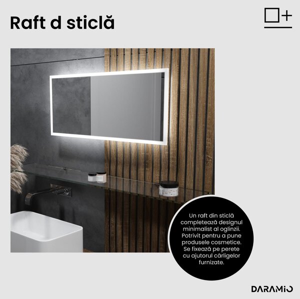 Daramio Oglindă de baie cu iluminare LED F5