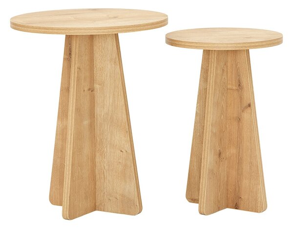 Set 2buc. măsuțe cafea Kabivo 1 (stejar safir). 1072915