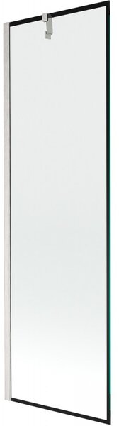 Mexen Next, paravan de baie cu 1 aripă 60 x 150 cm, sticlă transparentă de 6 mm - model negru, oțel, 895-060-000-00-70-97