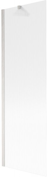 Mexen Next, paravan de baie cu 1 aripă 60 x 150 cm, nervuri din sticlă de 6 mm, oțel, 895-060-000-00-09-97