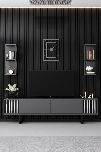 Mobilier living Chromatic (Antracit + Negru). 1072939