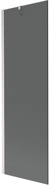 Mexen Next, paravan de baie cu 1 aripă 60 x 150 cm, sticlă gri 6 mm, oțel, 895-060-000-00-40-97