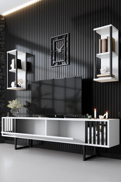 Mobilier living Chromatic (Alb + Negru). 1072940