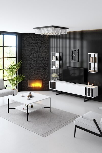 Mobilier living Chromatic (Alb + Negru). 1072940