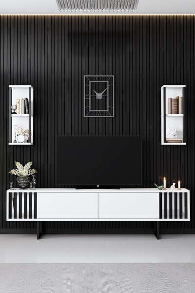 Mobilier living Chromatic (Alb + Negru). 1072940