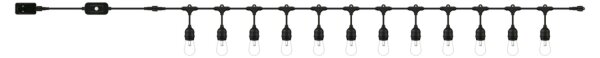 Lanț LED RGBW dimabil de exterior 12xLED 14,4m IP65 Wi-Fi WiZ