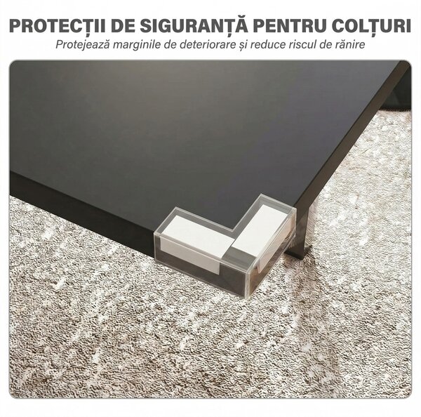 HOMCOM Masă de Grădină Extensibilă pentru 4-6 Persoane cu Picioare din Oțel, 160x70x75 cm, Negru | Aosom Romania