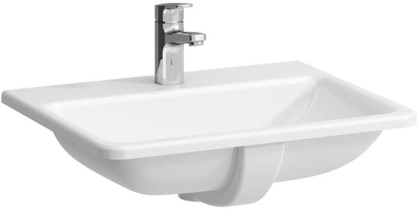 Laufen Pro S lavoar 56x44 cm dreptunghiular încastrat alb luciu H8189634001041