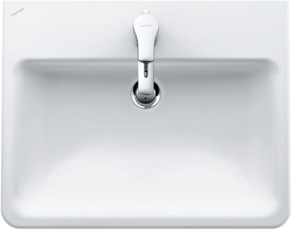 Laufen Pro S lavoar 56x44 cm dreptunghiular încastrat alb luciu H8189634001041