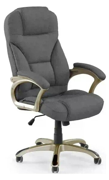 Scaun de birou DESMOND, gri, stofa, 67x70x112/119 cm