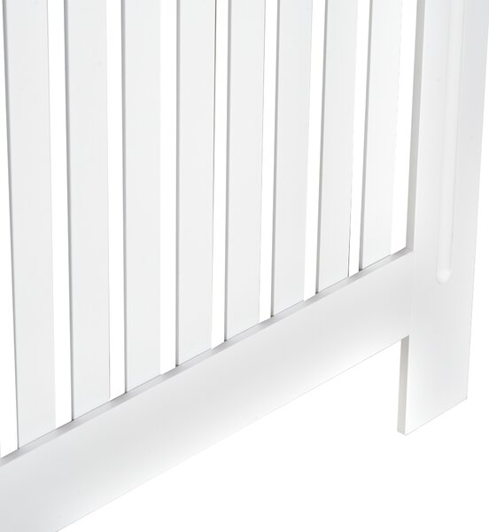 HOMCOM Carcasă Modernă pentru Calorifer din MDF Stratificat, Carcasă Calorifer pentru Casă și Birou, 172x19x81 cm, Alb | Aosom Romania