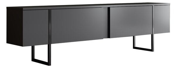 Set mobilier living Luna 2 (Antracit + negru). 1072974