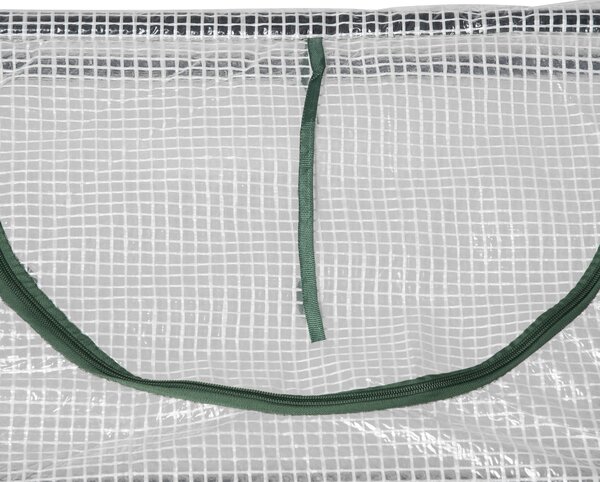 Mini Sera Outsunny pentru Plante, Legume, Fructe, cu 2 Ferestre, Design Portabil 119x60x60cm, Alb | Aosom Romania