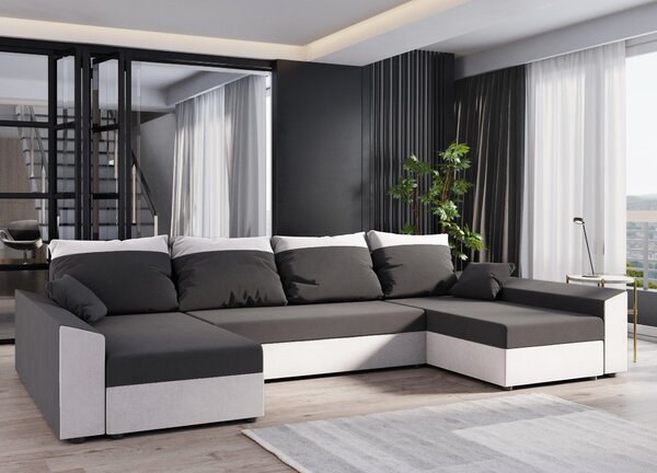 Colțar în formă de U Paragon U (Negru + Alb). 1057381