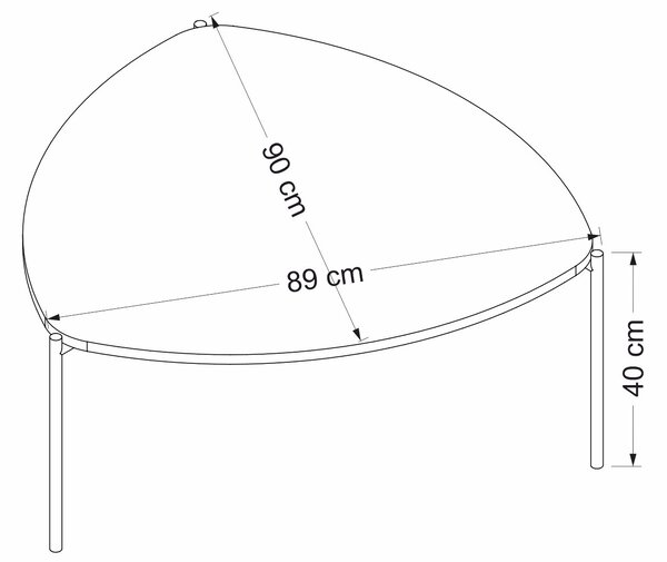 Măsuță de cafea Lena (Nuc). 1072997