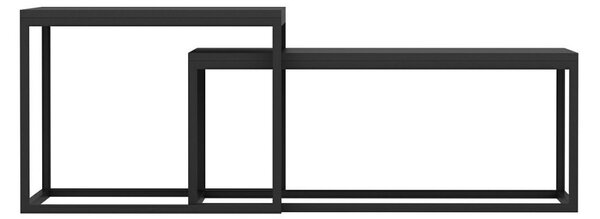Set 2buc. măsuțe cafea Lajka (negru). 1073006
