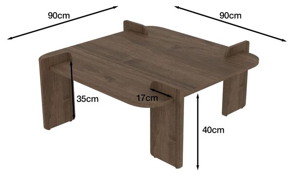 Măsuță de cafea Wolla (nuc). 1144314