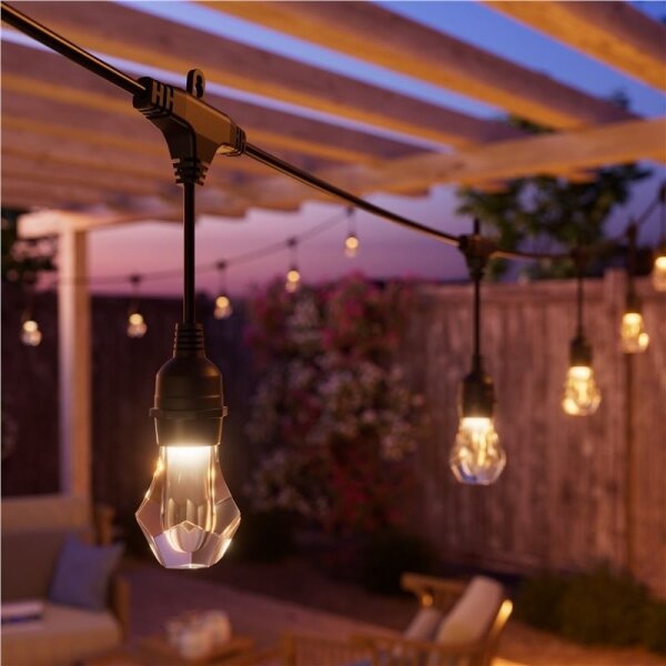 Nanoleaf NF084E00-20SLO - Extensie ghirlandă LED RGBWIC, 20 LED, 15 m, Wi-Fi, IP65