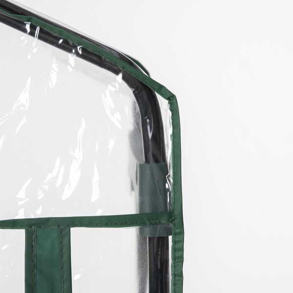 Mini Sera de Gradina si Terasa cu 5 Etajere pentru Plante Gradina de Legume, fructe, ierburi din Otel si PVC, 69x49x193cm Outsunny | Aosom Romania