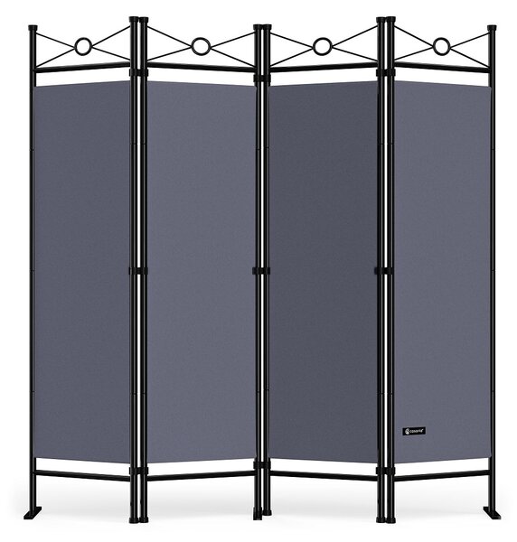 Paravan LUCCA, 163x180cm, antracit Casaria