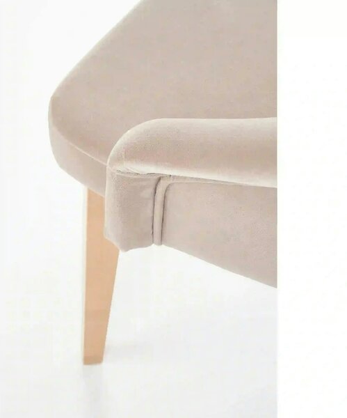Scaun bej tapitat TOLEDO 2, 57x56x86 cm