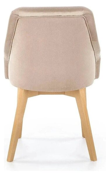 Scaun bej tapitat TOLEDO 2, 57x56x86 cm