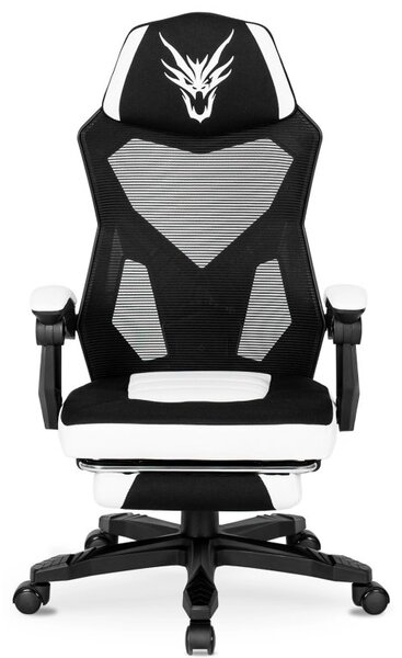 JAKS Scaun de gaming BING negru roșu