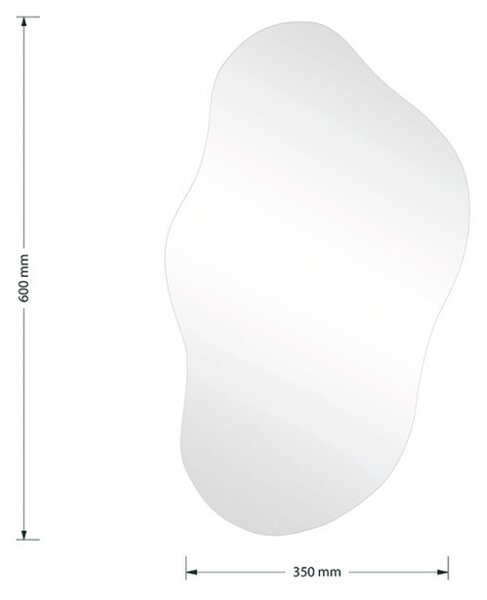 Oglinda de perete Irregular 2 20771 35x1x60cm
