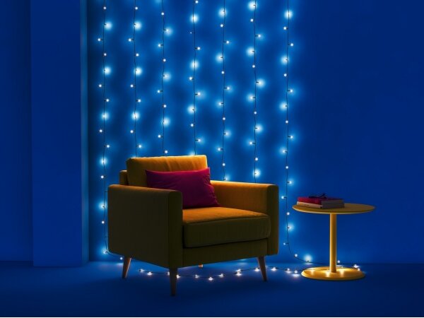 Lanț LED RGBW dimabil de exterior WiZ 160xLED 20m IP44 2700-5000K Wi-Fi