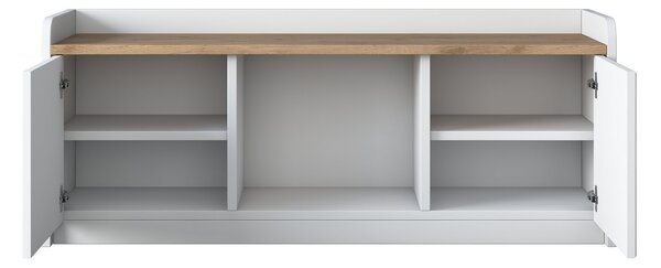 Pantofar/ Dulap pantofi Pixie 2 (Alb + Nuc). 1073335