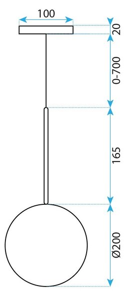 Lămpi de tavan sticlă 20cm APP1684-1CP