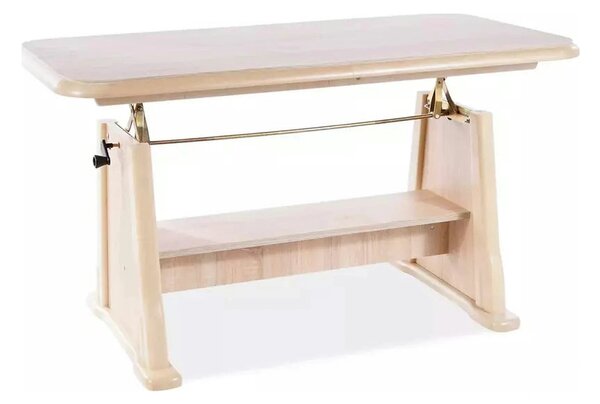 Masa extensibila BEATA, stejar sonoma, lemn de fag, 130/170x67x60/77 c