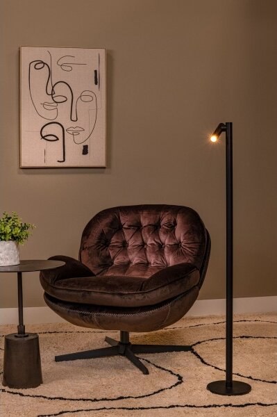 Lampadar LED reîncărcabil dimabil de exterior Lucide 27703/02/30 ANTRIM LED/2,2W/4V IP54 negru