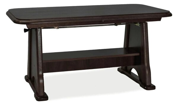 Masa extensibila BEATA, wenge, PAL/lemn, 130/170x67x60/77 cm