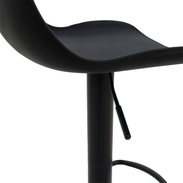 Scaun de bar Walden plastic negru