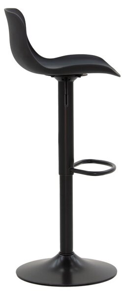 Scaun de bar Walden plastic negru
