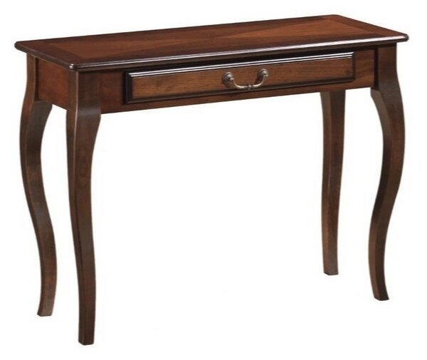 Consola lemn hol PADOVA D, nuc, 104x40x75 cm