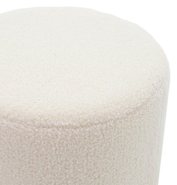 Taburet Dash boucle crem - auriu D35x35cm