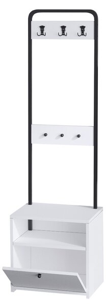 Mobilier hol Aliex 17 (alb + negru). 1073483