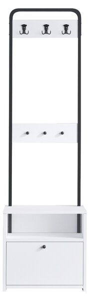 Mobilier hol Aliex 17 (alb + negru). 1073483