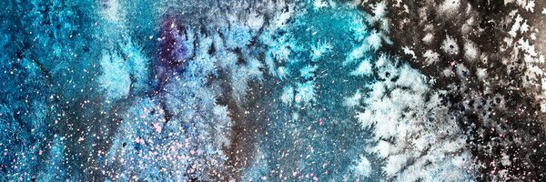 Tablou abstract cu acuarele