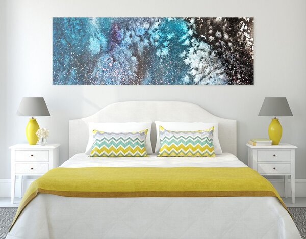 Tablou abstract cu acuarele