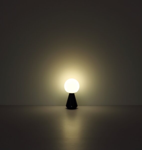 Lampă LED tactilă reîncărcabilă dimabilă de masă Globo 21029S SORA 1,5W/5V 1800 mAh negru