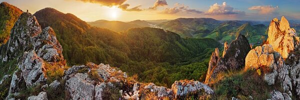 Tablou Vršatské bradlá în Slovacia