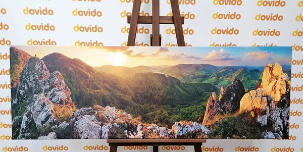 Tablou Vršatské bradlá în Slovacia