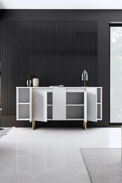 Dulap Luna (Alb + Auriu). 1073571