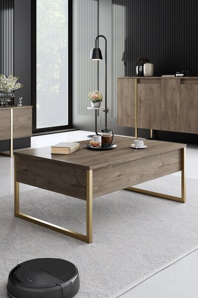Set mobilier living Luna 1 (nuc + auriu). 1073578
