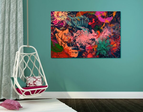 Tablou flori abstracte